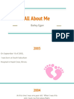 All About Me Presentation
