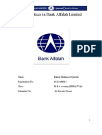 HR Practices in Bank Alfalah Limited