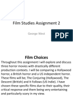 Film Studies Assignment 2