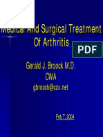 Medical Tretment of Arthritis