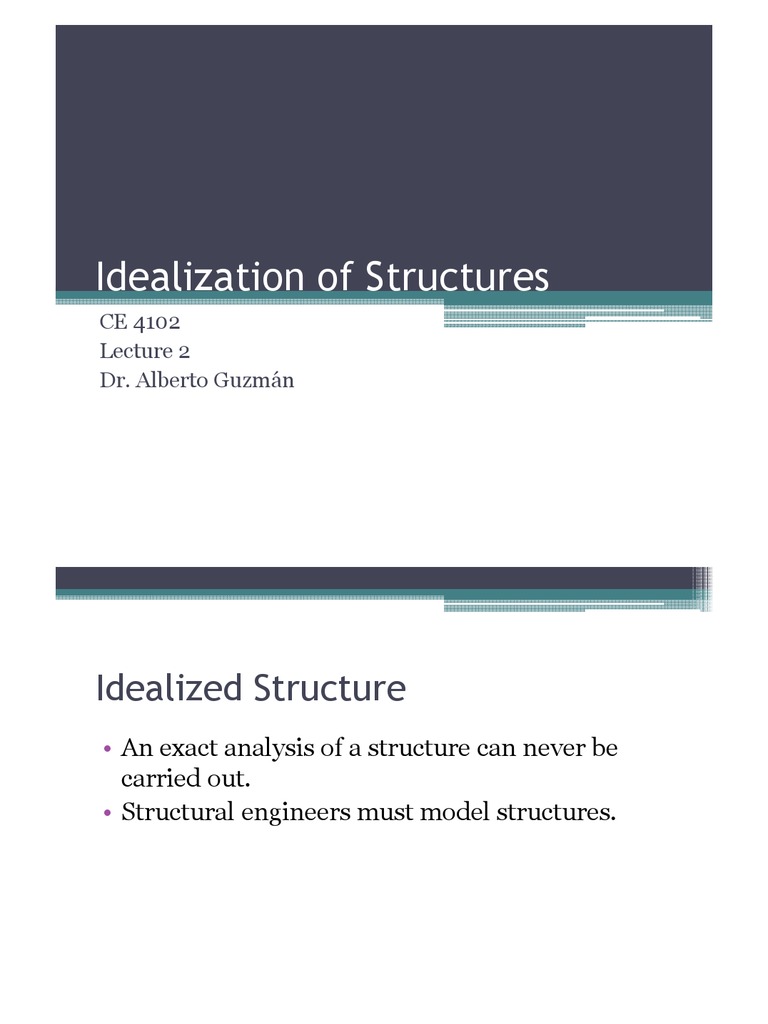 Idealization of Structural Systems | PDF