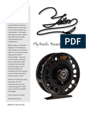 Teton Brochure 4 Page FINAL | PDF | Bearing (Mechanical
