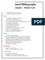 annotated bibliography- master list