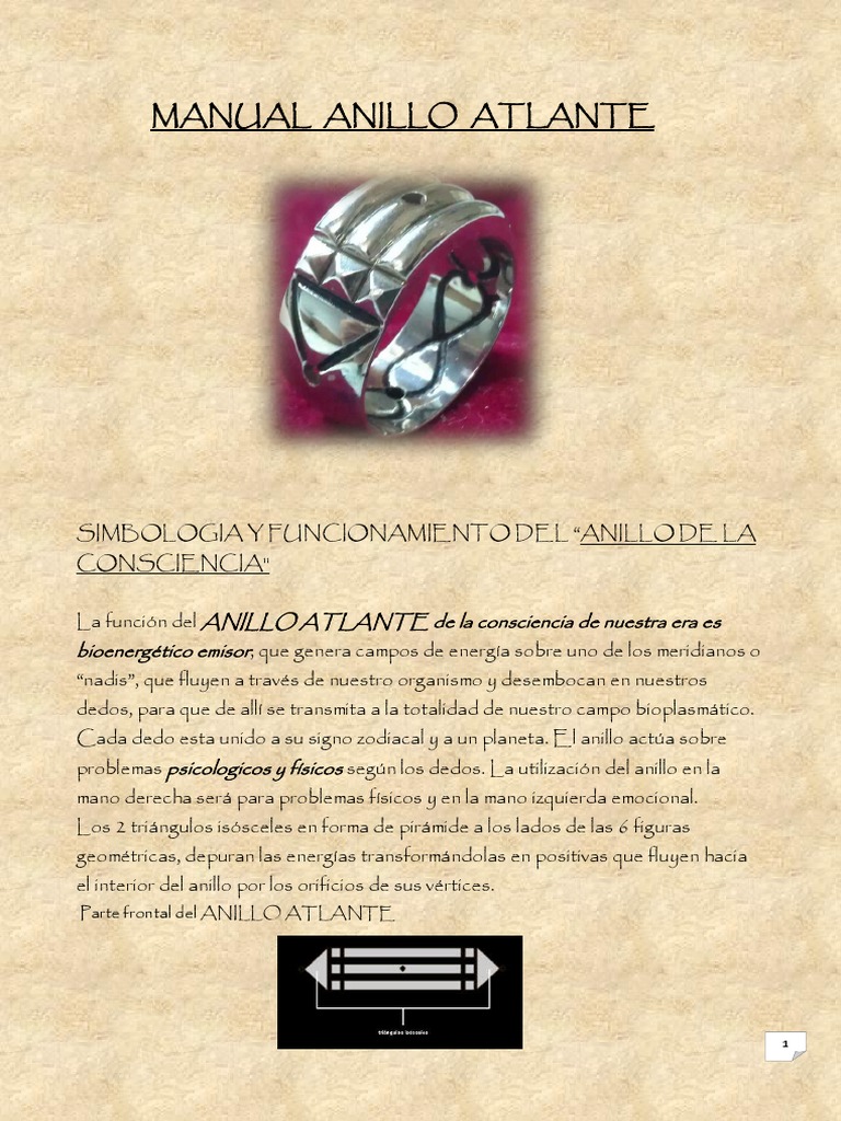 Manual Anillo Atlante | PDF | Tutankamón | Naturaleza