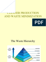 Cleaner Production and Waste Minimization