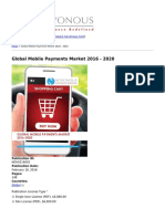 Novonous - Global Mobile Payments Market 2016 - 2020 - 2016-04-07