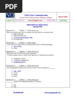 Data Communication - CS601 Spring 2010 Mid Term Solved Mcqs.pdf