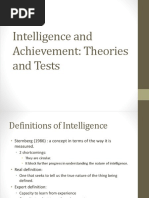 Chapter 5 Intelligence and Achievement