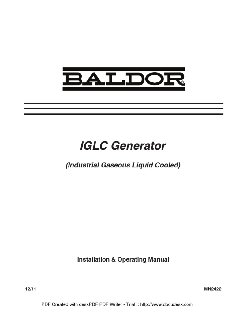 Baldor Manual PDF Internal Combustion Engine High Voltage