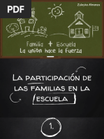 Partciicpacion de La Familia en La Escuela