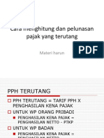 Cara Menghitung Dan Pelunasan Pajak Yang Terutang