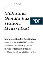 Mahatma Gandhi Bus Station Hyderabad