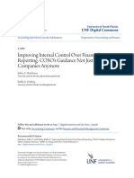 Improving Internal Control Over Financial Reporting - COSO - S Guida