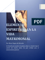 Estudio Del Elemento Espiritual en La Vida Matrimonial