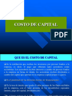 Costo de Capital Bb