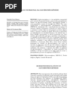 Regulação Hormonal Da Gliceroneogenese