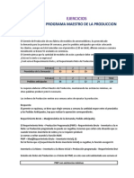 Plan Maestro de Producción para fábrica de aeromodelismo