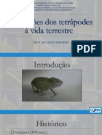 Adaptações Dos Tetrápodes à Vida Terrestre