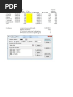 SOLVER - Exercicio Solucoes