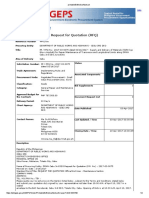 Bid Notice Abstract: Request For Quotation (RFQ)