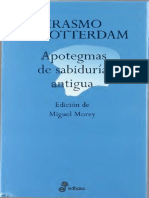 De Rotterdam Erasmo - Apotegmas De Sabiduria Antigua.pdf