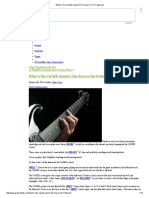 What Is The CAGED System - (The Keys To The Fretboard) PDF