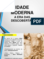 A MODA NA IDADE MODERNA