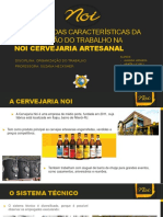 Avaliação Das Características Da Organização Do Trabalho Na: Noi Cervejaria Artesanal