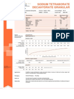 Sodio Borato Tetra Decaidrato 821756 Tds