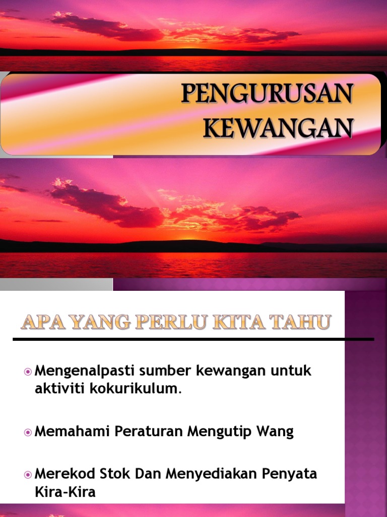 Pengurusan Kewangan  PDF