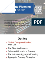 Aggregate Planning and S&OP