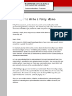 LB How To Write Pol Mem 9-08-17