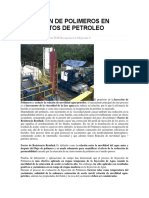 Inyeccion de Polimeros en Yacimientos de Petroleo