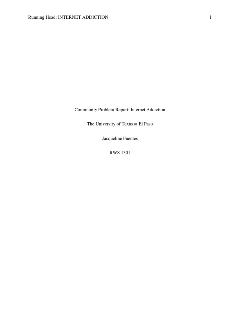 Understanding Internet Addiction Issues | PDF | Substance Dependence ...