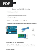 Bluetooth Controlled RGB LED With Arduino: Tutorial# 23