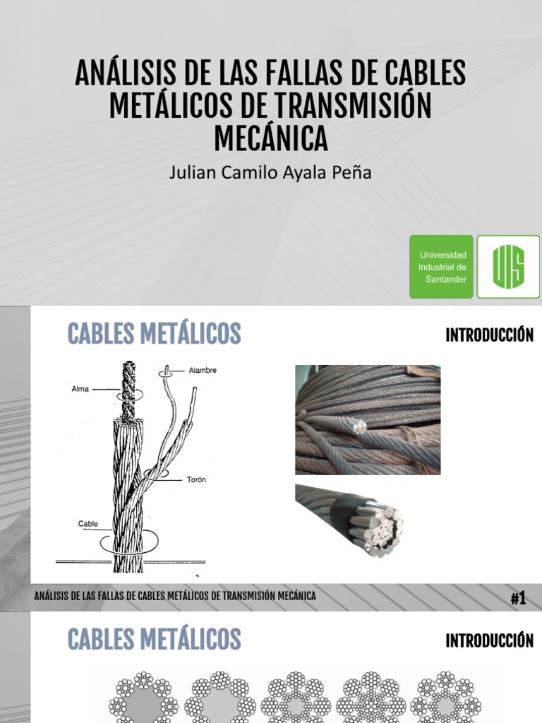 Análisis de Fallas en Cables Metálicos | PDF | Física Aplicada e ...
