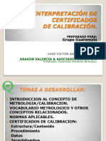 Interpretación Certificados de Calibracion 062017 v01