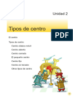 Tipos de Centro: Unidad 2