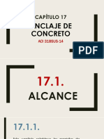 Requisitos de diseño para anclajes en concreto ACI 318SUS-14