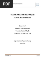 Traffic Analysis Technique (Traffic Flow Theory)
