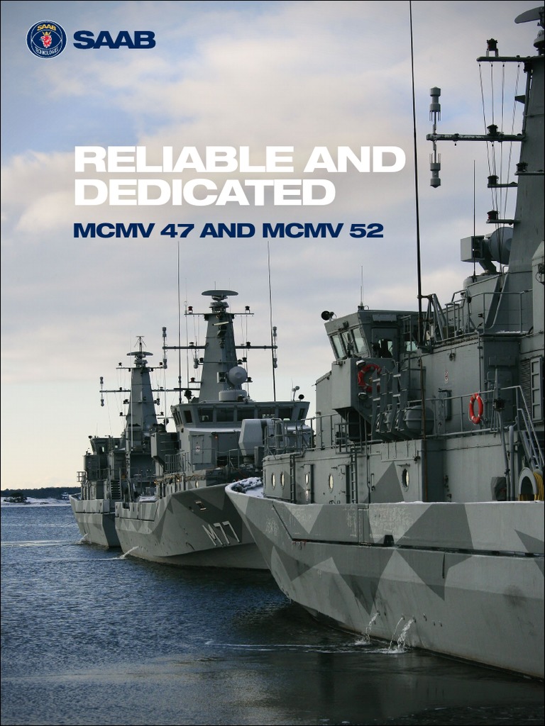 MCMV 47 and 52: Koster Class Overview | PDF | Naval Mine | Sonar