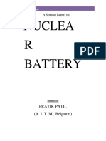 Nuclea R Battery: Pratik Patil (A. I. T. M., Belgaum)