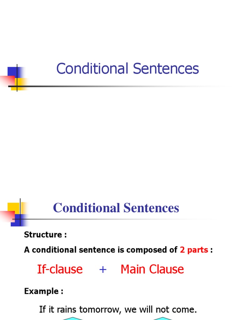Types and Examples of Conditional Sentences | PDF | Grammatical Tense ...