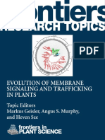 EvolutionMembrane Signaling and Trafficking in Plants