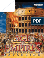 Age of Empires the Rise of Rome Manual