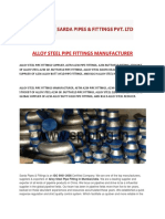 Alloy Steel Pipe Fittings Manufacturer
