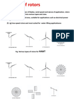 Types of Wind Turbine Rotors for Power Generation & Water Pumping