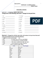 Irregular Verbs Activity