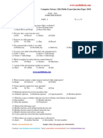 12th Public Exam Question Paper 2010 Computer Science June