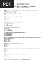 Www Banksoal Web Id Soal Sd Kelas 2 Ulangan Harian 5 Semester Ii Matematika